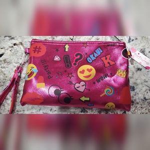Emoji wristlet purse - Bari Lynn